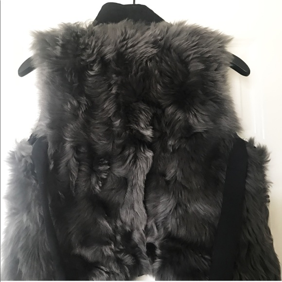 RICK OWENS DRKSHDW | FUR DENIM VEST | REVERSIBLE - Picture 7 of 8